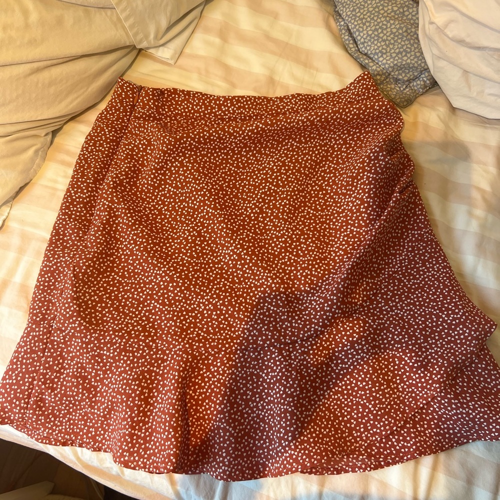 Orange skirt